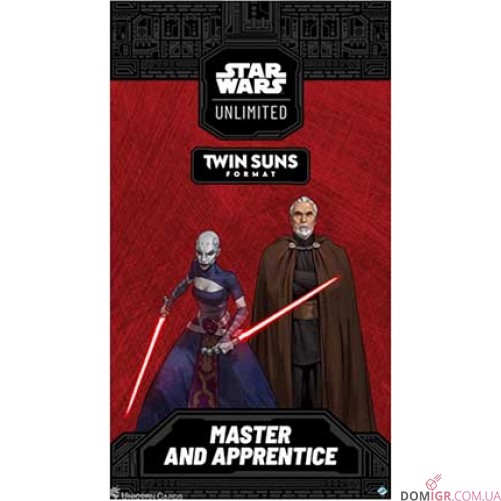 Star Wars: Unlimited TCG — Twin Suns Deck. Master and Apprentices